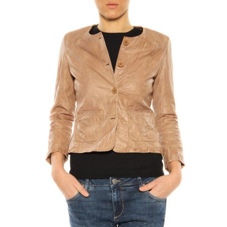 Leather jacket Bully brown